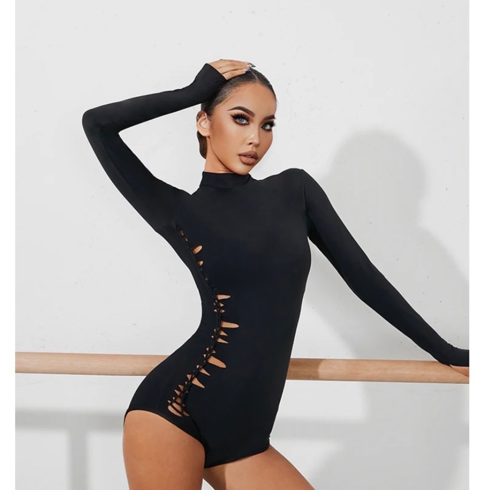 NWT Black Dance Bodysuit